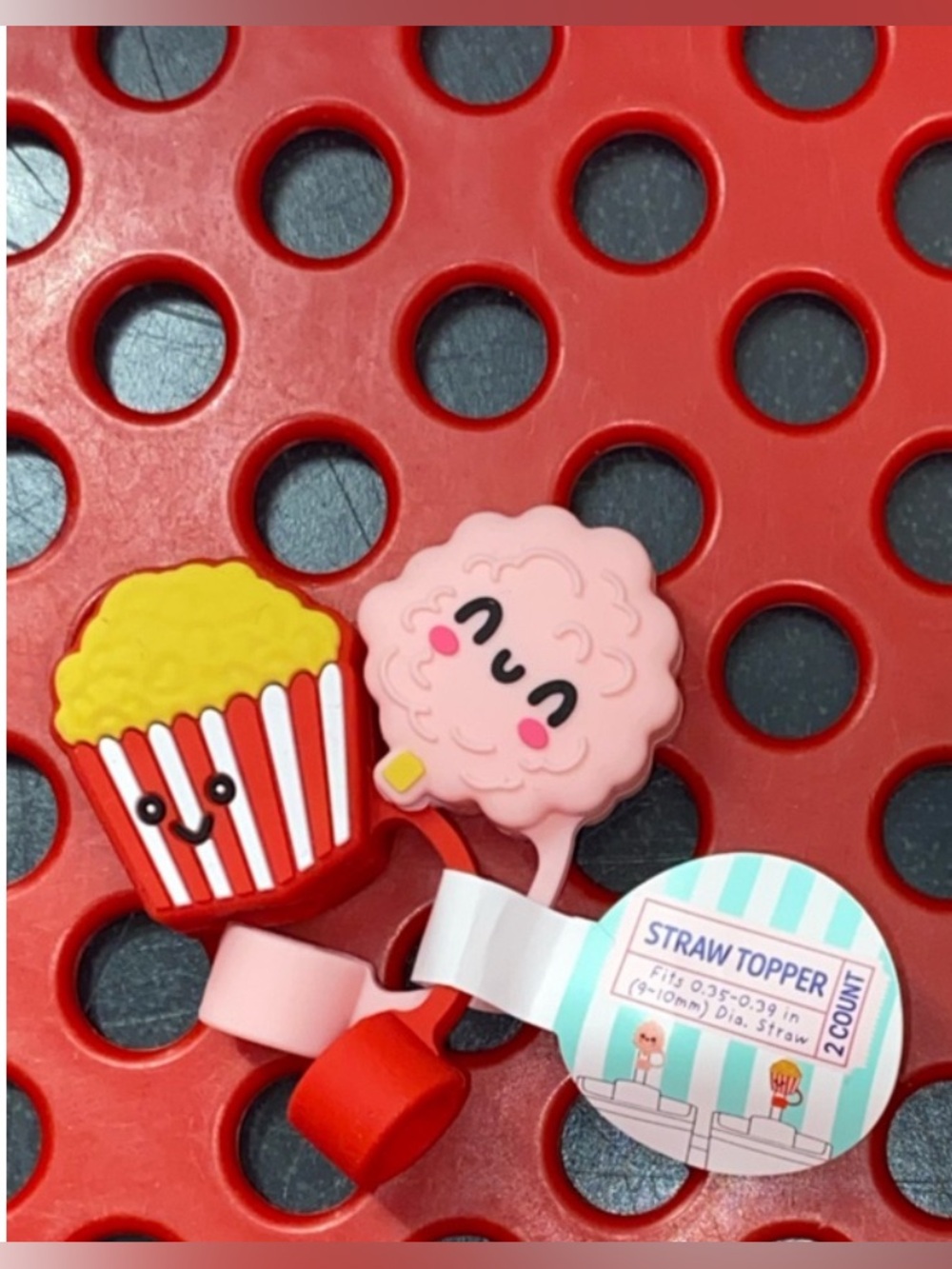 Bundle Tumbler Straw Topper straw cover two summer Target popcorn cotton candy